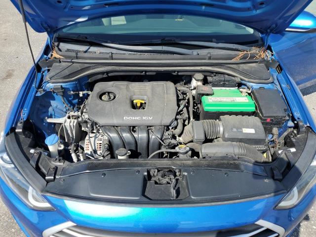 5NPD74LF0HH212139 - 2017 HYUNDAI ELANTRA SE BLUE photo 11