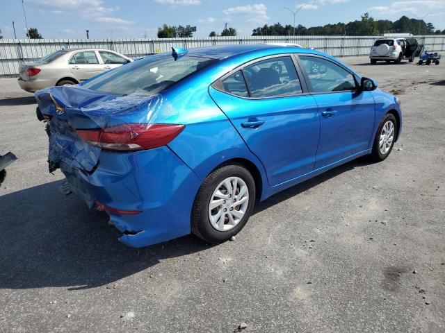 5NPD74LF0HH212139 - 2017 HYUNDAI ELANTRA SE BLUE photo 3