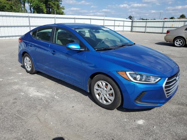 5NPD74LF0HH212139 - 2017 HYUNDAI ELANTRA SE BLUE photo 4