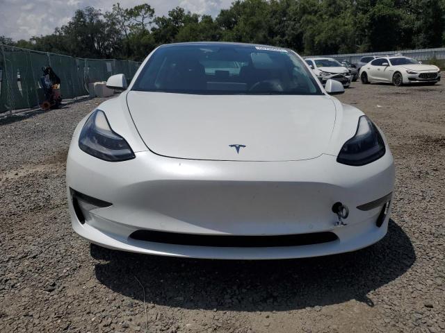 5YJ3E1EB3NF118955 - 2022 TESLA MODEL 3 WHITE photo 5