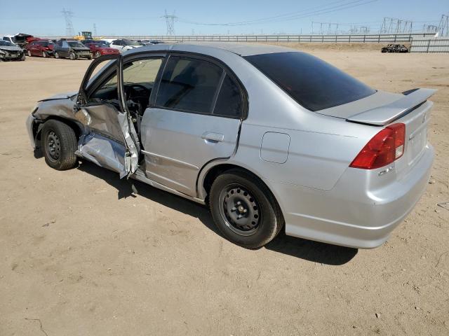 JHMES26764S001789 - 2004 HONDA CIVIC 4D EX SILVER photo 2