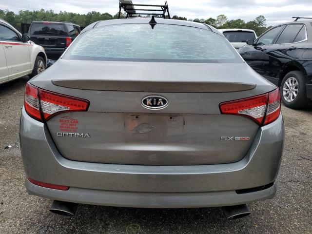 5XXGR4A62CG040016 - 2012 KIA OPTIMA SX GRAY photo 6