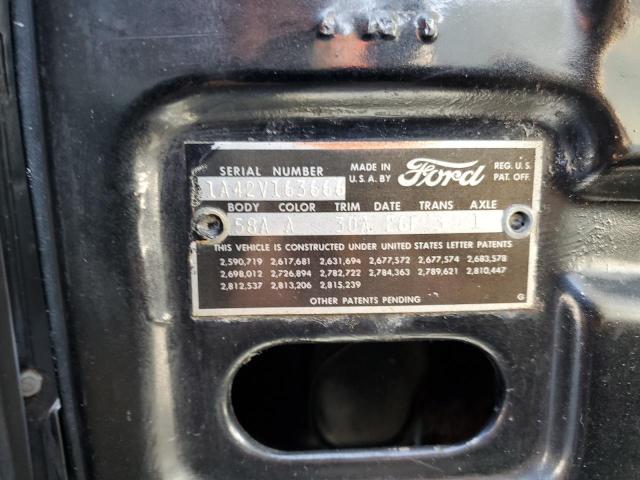 1A42V163666 - 1961 FORD FAIRLANE BLACK photo 12