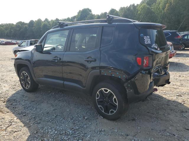 ZACCJBCB1HPG29503 - 2017 JEEP RENEGADE TRAILHAWK BLACK photo 2