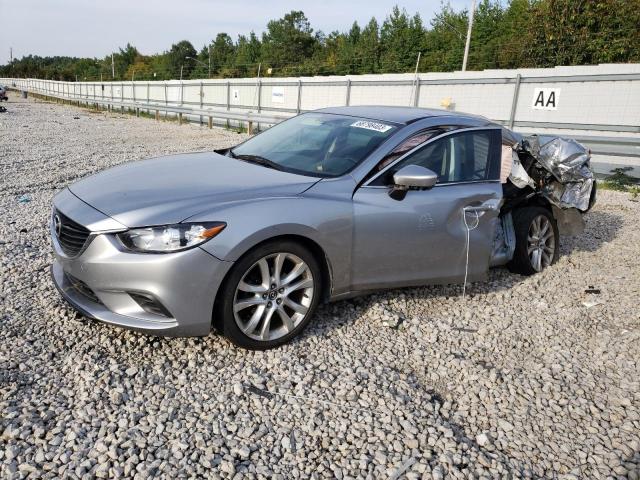 JM1GJ1V63E1155268 - 2014 MAZDA 6 TOURING GRAY photo 1