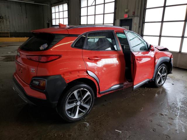 KM8K5CA59KU270020 - 2019 HYUNDAI KONA ULTIMATE RED photo 3