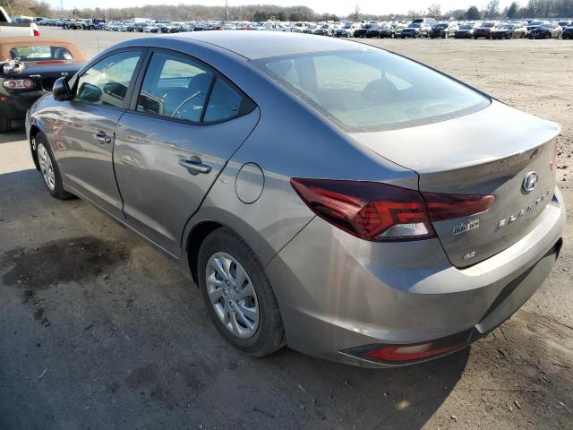 KMHD74LFXLU942537 - 2020 HYUNDAI ELANTRA SE GRAY photo 2