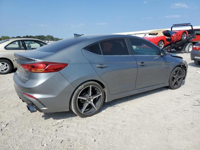 KMHD04LB4JU535425 - 2018 HYUNDAI ELANTRA SPORT GRAY photo 3