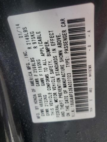 19UUA8F53EA007723 - 2014 ACURA TL TECH GRAY photo 12