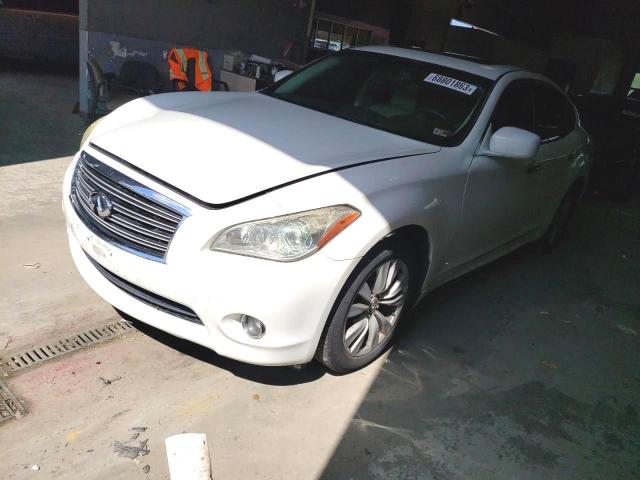 JN1BY1ARXBM373758 - 2011 INFINITI M37 X WHITE photo 1