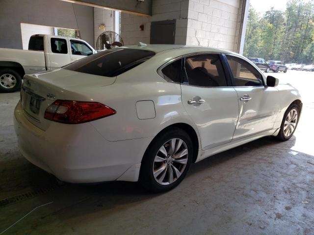 JN1BY1ARXBM373758 - 2011 INFINITI M37 X WHITE photo 3