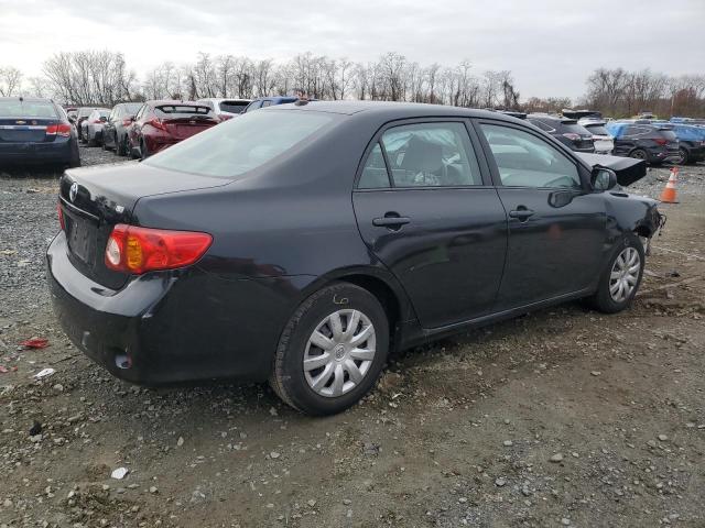 1NXBU4EEXAZ329612 - 2010 TOYOTA COROLLA BASE BLACK photo 3