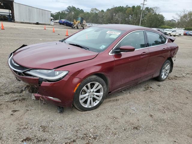 1C3CCCAB6FN719243 - 2015 CHRYSLER 200 LIMITE BURGUNDY photo 1