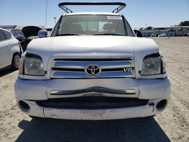 5TBRT34123S367401 - 2003 TOYOTA TUNDRA ACCESS CAB SR5 WHITE photo 5