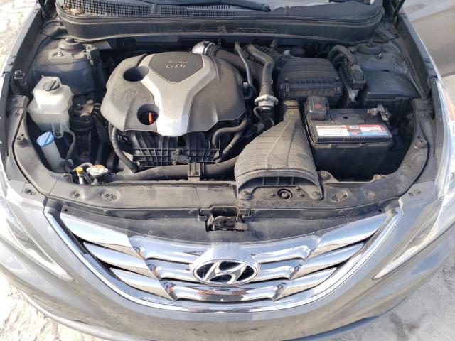 5NPEC4ABXDH788993 - 2013 HYUNDAI SONATA SE GRAY photo 11