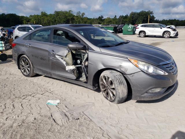 5NPEC4ABXDH788993 - 2013 HYUNDAI SONATA SE GRAY photo 4