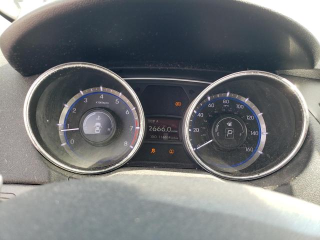 5NPEC4ABXDH788993 - 2013 HYUNDAI SONATA SE GRAY photo 9