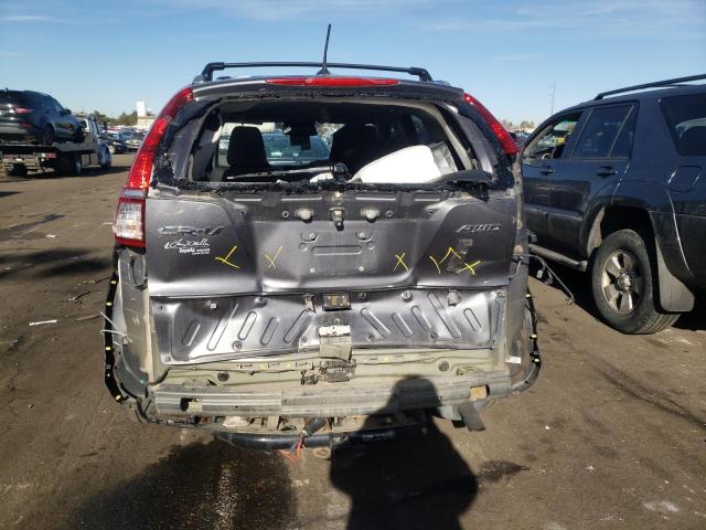 5J6RM4H98FL066576 - 2015 HONDA CR-V TOURING GRAY photo 6