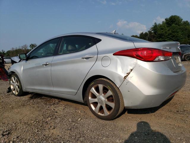 5NPDH4AE4CH100377 - 2012 HYUNDAI ELANTRA GLS SILVER photo 2