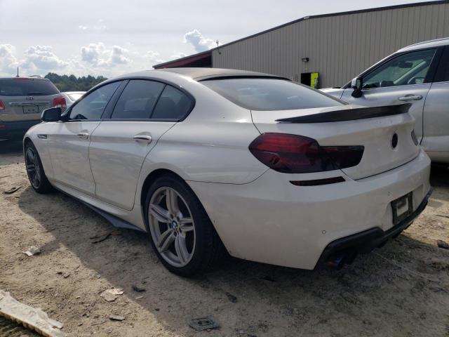 WBA6B8C5XFD453972 - 2015 BMW 640 XI GRAN COUPE WHITE photo 2