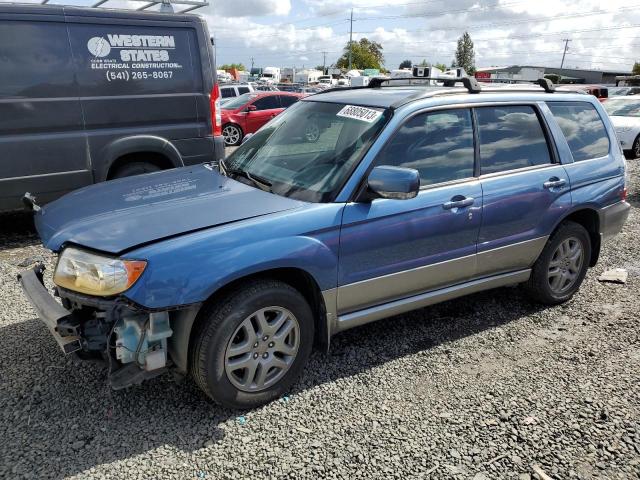 JF1SG67627H707183 - 2007 SUBARU FORESTER 2.5X LL BEAN BLUE photo 1