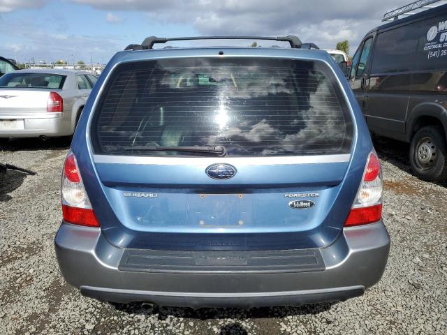 JF1SG67627H707183 - 2007 SUBARU FORESTER 2.5X LL BEAN BLUE photo 6