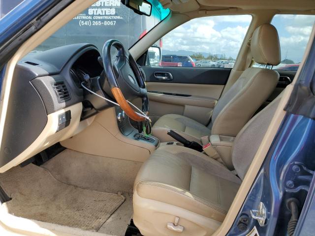 JF1SG67627H707183 - 2007 SUBARU FORESTER 2.5X LL BEAN BLUE photo 7