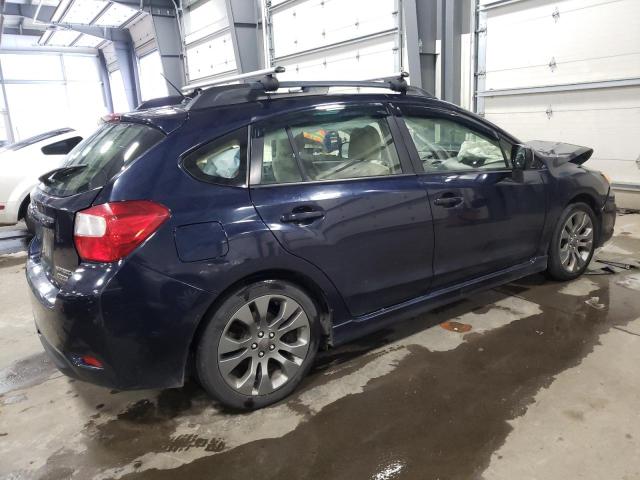 JF1GPAL69EH240212 - 2014 SUBARU IMPREZA SPORT PREMIUM BLUE photo 3