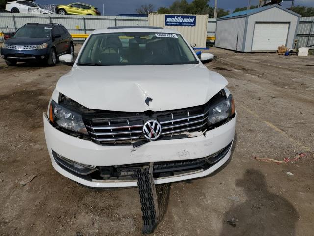 1VWCN7A3XEC008433 - 2014 VOLKSWAGEN PASSAT SEL WHITE photo 5