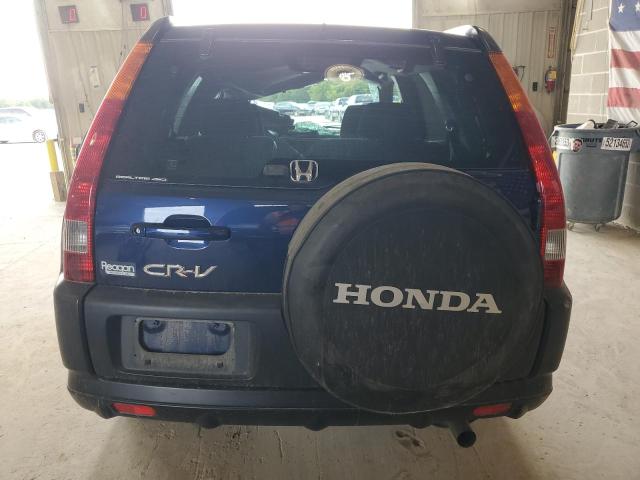 JHLRD78843C025942 - 2003 HONDA CR-V EX BLUE photo 6