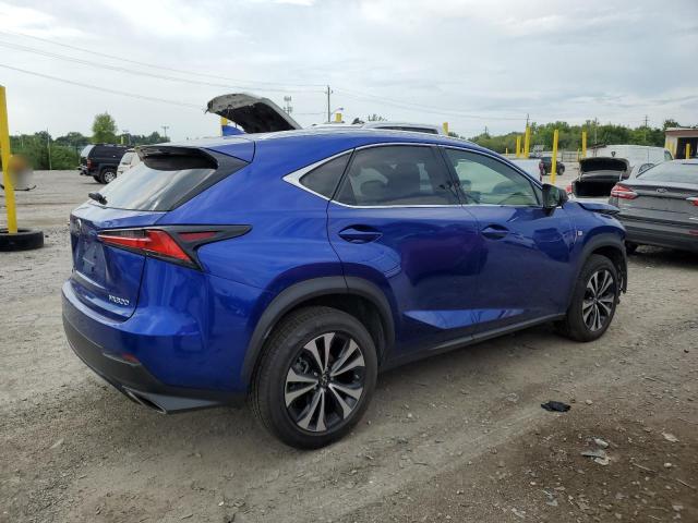 JTJBARBZ7K2191586 - 2019 LEXUS NX 300 BASE أزرق صورة 3