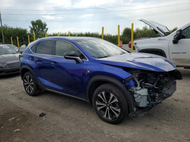 JTJBARBZ7K2191586 - 2019 LEXUS NX 300 BASE أزرق صورة 4