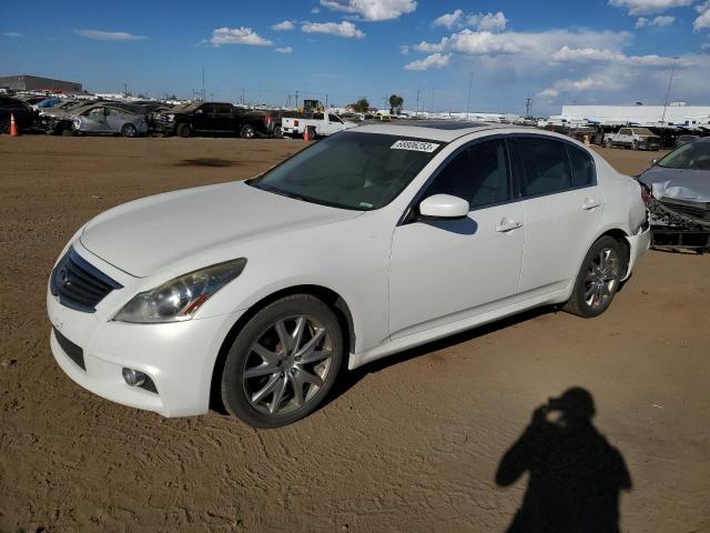 JN1CV6ARXDM752269 - 2013 INFINITI G37 CREAM photo 1