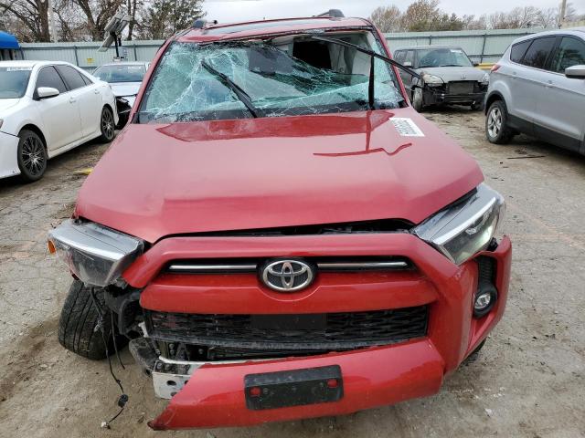 JTENU5JR8N6080877 - 2022 TOYOTA 4RUNNER SR5/SR5 PREMIUM 红色 照片 5