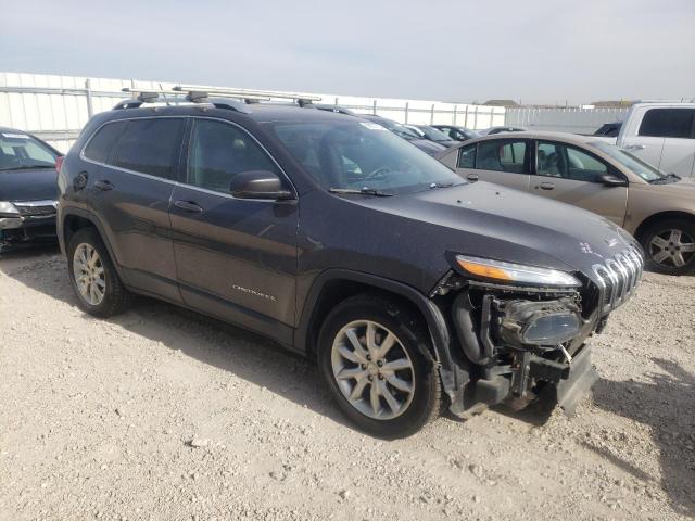 1C4PJMDS9EW262652 - 2014 JEEP CHEROKEE LIMITED GRAY photo 4