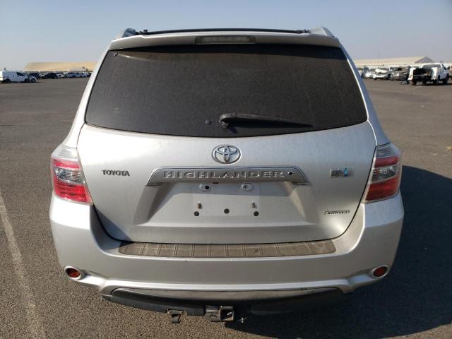 JTEEW44A182001782 - 2008 TOYOTA HIGHLANDER HYBRID LIMITED SILVER photo 6