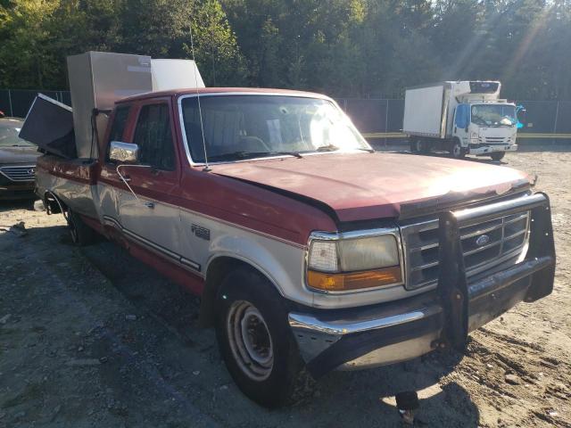 1FTHX25H5PKA57334 - 1993 FORD F250 RED photo 4