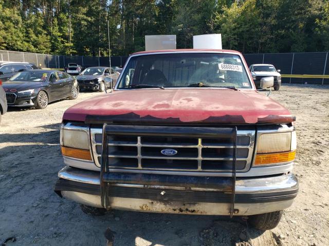 1FTHX25H5PKA57334 - 1993 FORD F250 RED photo 5