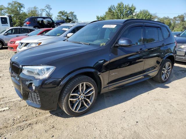 5UXWX7C5XH0U39738 - 2017 BMW X3 XDRIVE35I BLACK photo 1