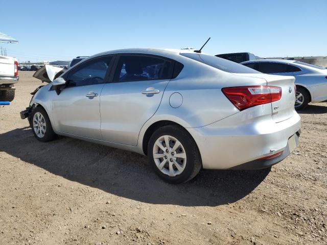 KNADM4A37G6590532 - 2016 KIA RIO LX SILVER photo 2