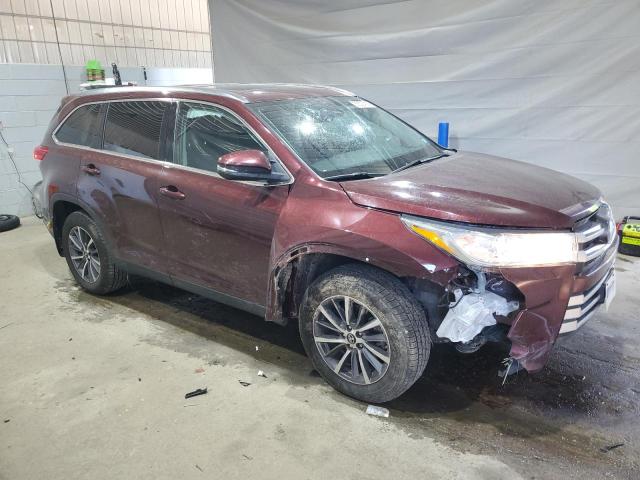 5TDJZRFH2KS702641 - 2019 TOYOTA HIGHLANDER SE 栗色 照片 4