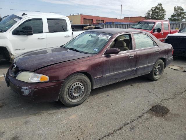 1YVGF22C825307139 - 2002 MAZDA 626 LX MAROON photo 1