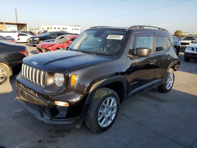 ZACNJDA16NPN47371 - 2022 JEEP RENEGADE SPORT BLACK photo 1