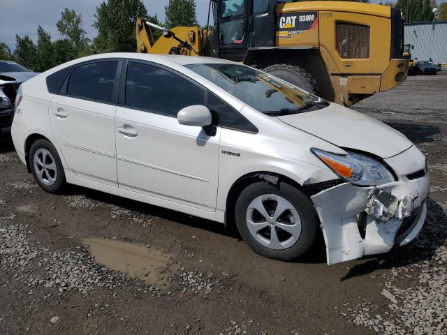 JTDKN3DU7C5476830 - 2012 TOYOTA PRIUS WHITE photo 4