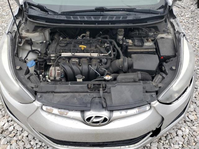 5NPDH4AE4EH492344 - 2014 HYUNDAI ELANTRA SE SILVER photo 11