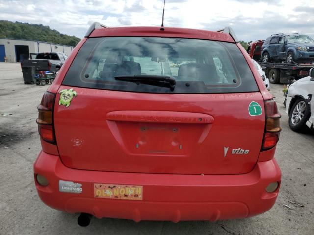 5Y2SL62864Z435404 - 2004 PONTIAC VIBE RED photo 6