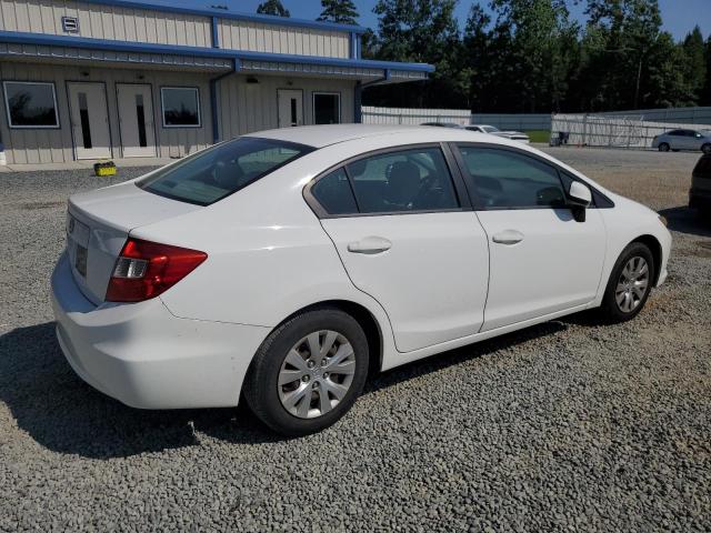 2HGFB2F59CH335312 - 2012 HONDA CIVIC LX WHITE photo 3