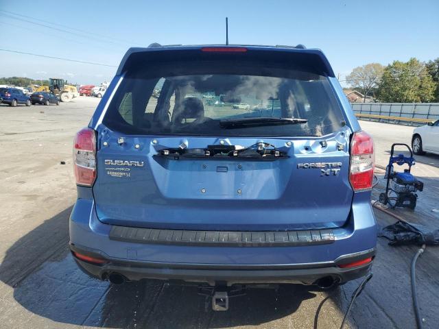 JF2SJGWC0FH574027 - 2015 SUBARU FORESTER 2.0XT TOURING BLUE photo 6