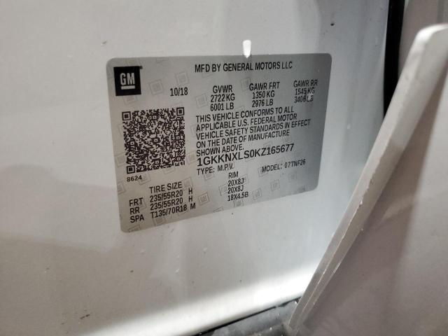 1GKKNXLS0KZ165677 - 2019 GMC ACADIA DENALI Ağ foto 13