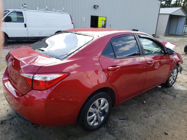 5YFBURHE6EP098630 - 2014 TOYOTA COROLLA L RED photo 3